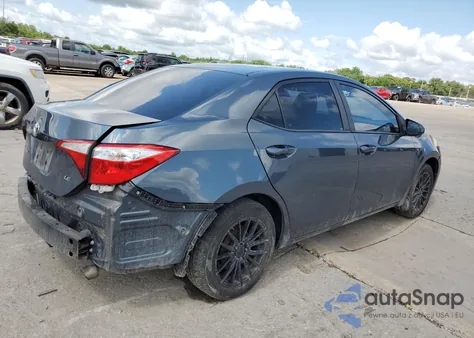 2015 Toyota Corolla Le from USA, damaged, VIN 2T1BURHE6FC441633